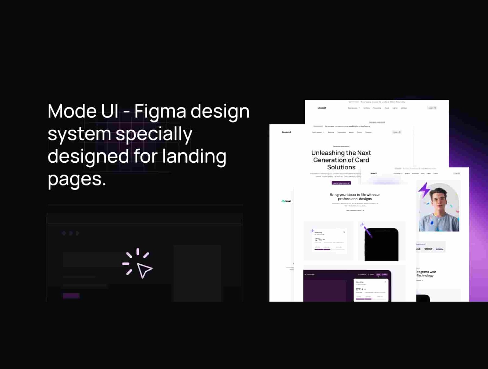 Landing Page UI Kit & Design System Vol. 1.0