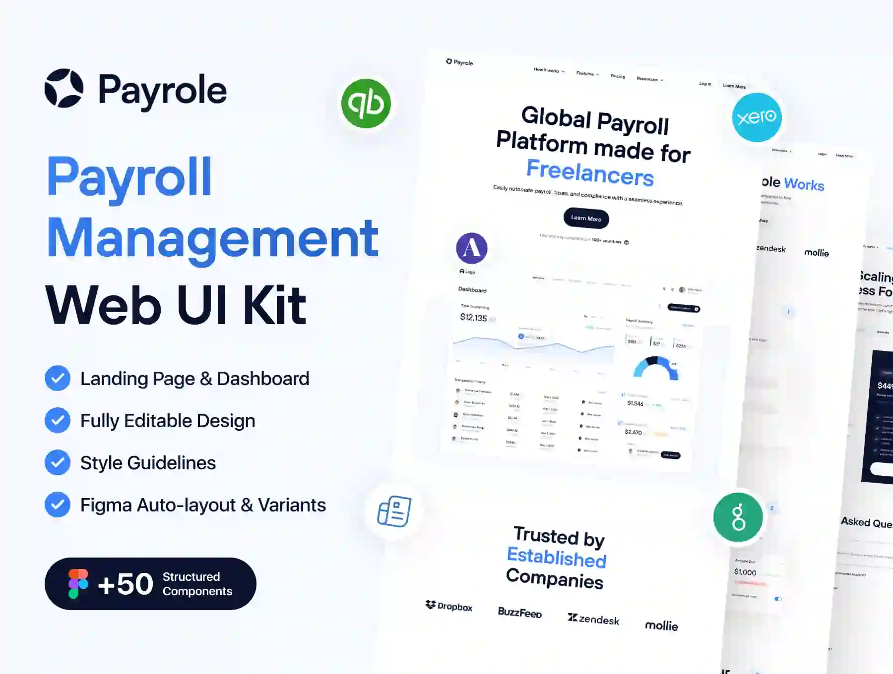 Payrole - Payroll Management Web UI Kit