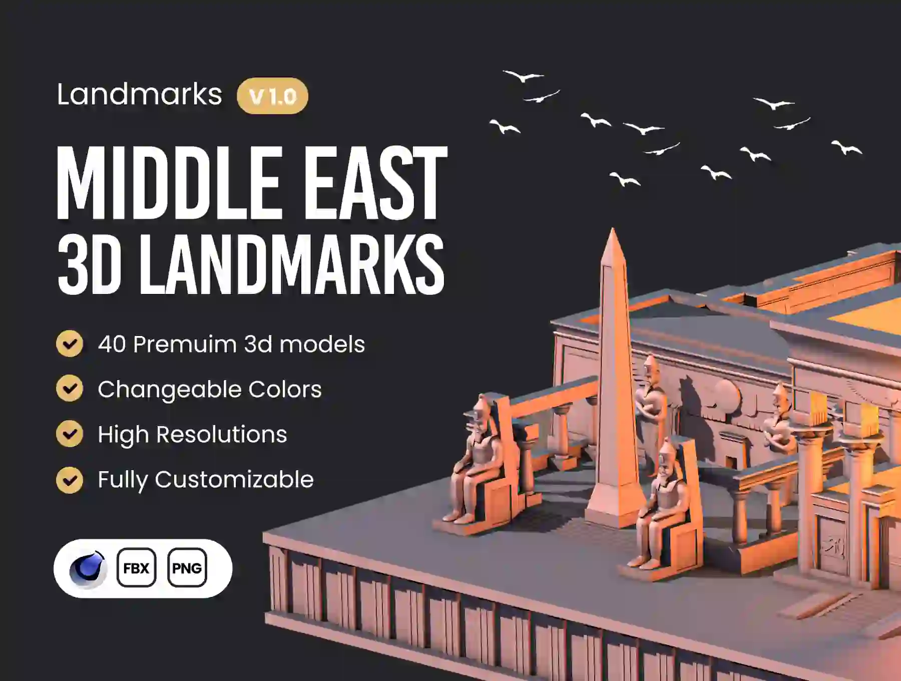 Moorgan 3d landmarks Pack (v1.0)