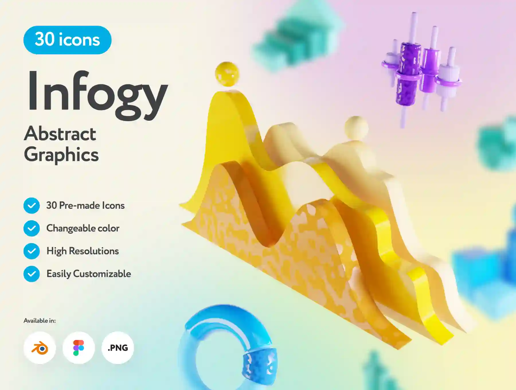 Infogy Abstract Graphics 3D